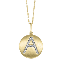 10K Diamond Alphabet Charm