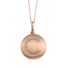 10K Diamond Alphabet Charm