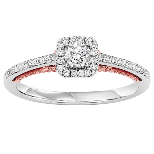14K 1/3 ctw Engagement Ring Complete