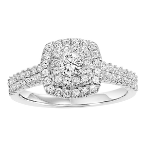 14K 3/4 ctw Engagement Ring Complete