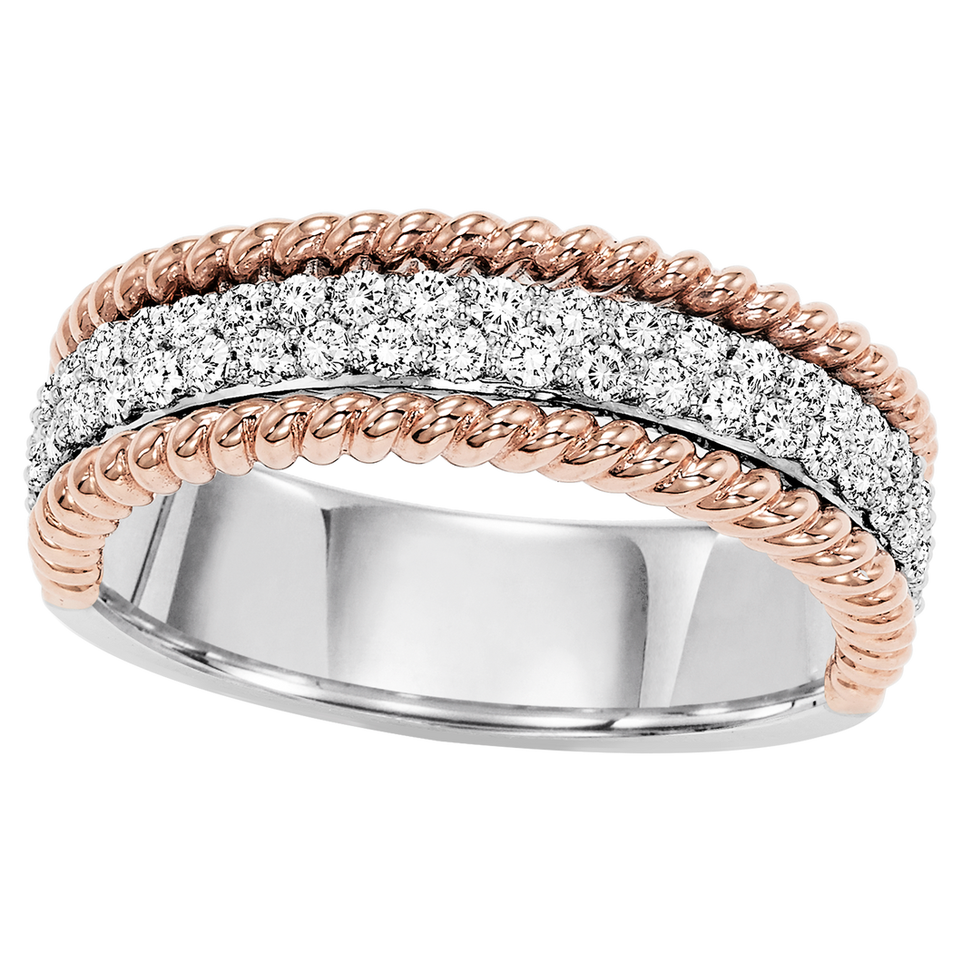 14K Diamond Band 1/2 ctw